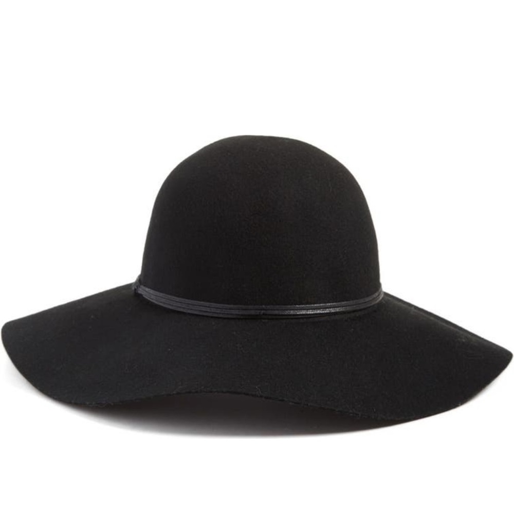 Hinge felted wool hat